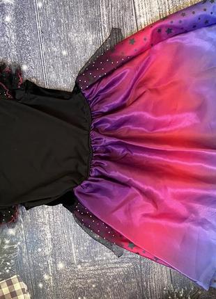 Карнавальна сукня відьмочка чародійка на хеловін геловін7 фото