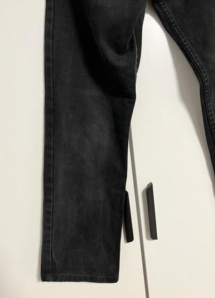 Чорні джинси з прямою штанкою розмір s-m4 фото