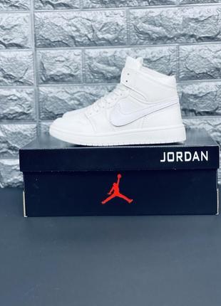 Jordan nike air женские/ подростковые белые размеры 36-415 фото