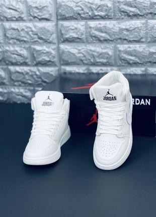 Jordan nike air женские/ подростковые белые размеры 36-416 фото