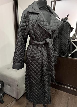 Стеганое пальто украинского бренда skripka
