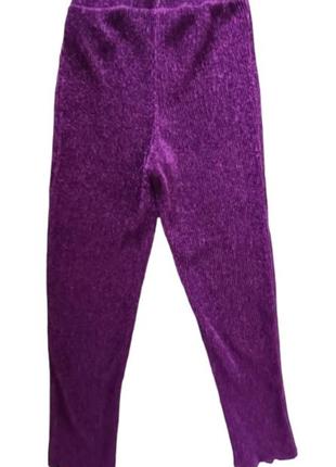 Узкие женские брюки гофре, леггинсы,лосины ,размер м2 фото
