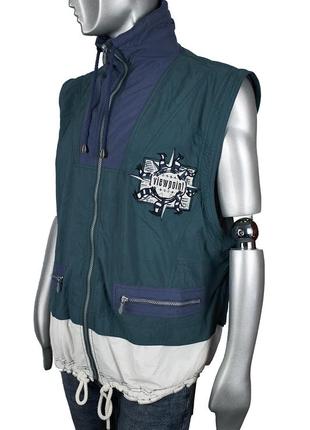 Killtec винтажная мужская куртка, ветровка, жилетка  (трансформер)6 фото