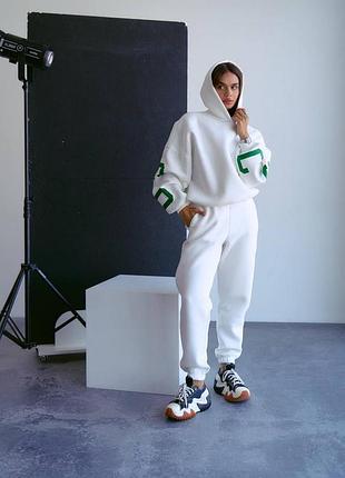 Костюм жіночий теплий с капюшоном турция