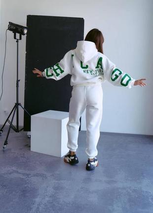 Костюм жіночий теплий с капюшоном турция