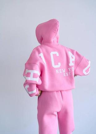 Костюм жіночий теплий с капюшоном турция