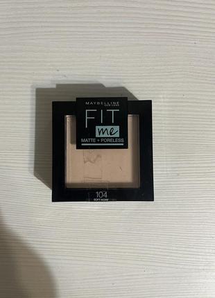 Maybelline fit me!  matt powder матуюча пудра для обличчя