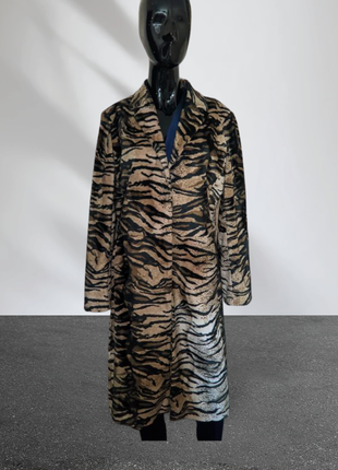Стильное деми пальто в леопардовый принт zara2 фото