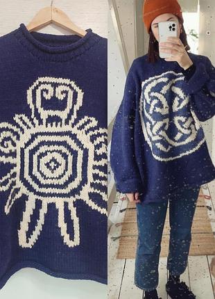 Вовняний светр в стмлі zara