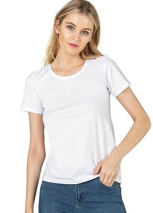 Футболка из вискозы женская - белый, черный - ozkan