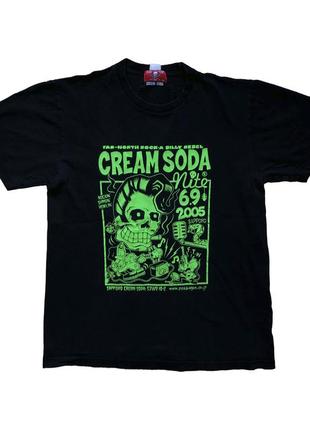 Футболка cream soda misfits нефор мерч рок панк y2k