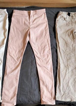 Джинсовые брюки на девочку 10-11 лет