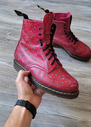 Чоловічі вінтажні шкіряні черевики dr. martens 1460 made in england