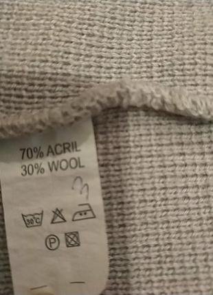 Вязаное пальто кофта кардиган 2