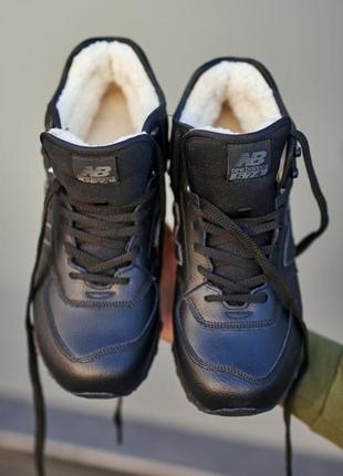 Зимние кроссовки на меху new balance 574 winter2 фото