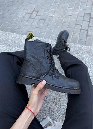 Dr. martens classic black классические ботинки полностью черные