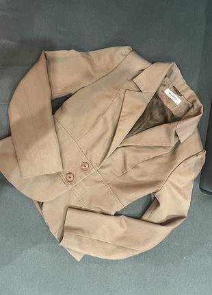 Пиджак из натуральных материалов1 фото