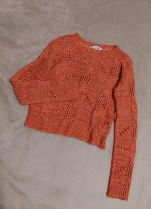 Оранжевый свитер с букольками miss selfridge4 фото
