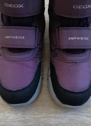 Термо ботинки зимние geox amphibiox 30 размер7 фото