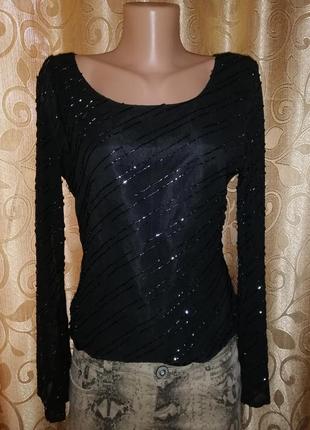 💖💖💖красивая черная женская кофта блузка расшитая бисером jmd new york💖💖💖6 фото