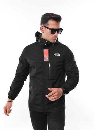 Чоловіча преміум вітрівка в стилі тнф tnf The North Face якісна осіння куртка з вишитим логотипом