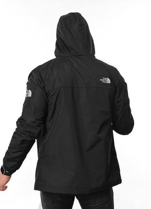 Мужская премиум ветровка в стиле тн tnf the north face качественная осенняя куртка с вышитым логотипом2 фото