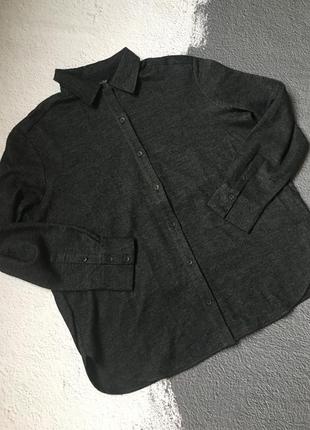 Сорочка сіра massimo dutti m 38 (6877644801)