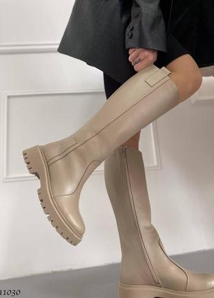 Чоботи єврозима жіночі натуральна шкіра