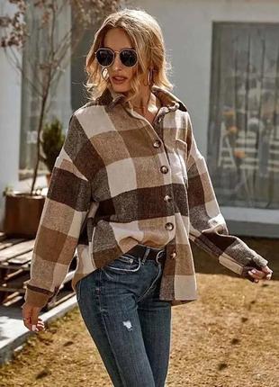 Рубашка шерсть кашемир в цветах