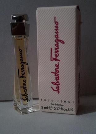 Salvatore ferragamo pour femme 5 мл миниатюра