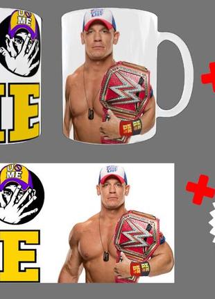 Чашка/кружка с изображением wwe john cena