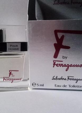 Salvatore ferragamo f by ferragamo pour homme 5 мл мініатюра