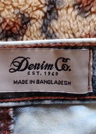 (596) чудові кислотні джегінси/варенки denim co з високою посадкою/розмір 6/347 фото