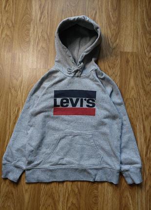 Худи levis big logo в отличном состоянии