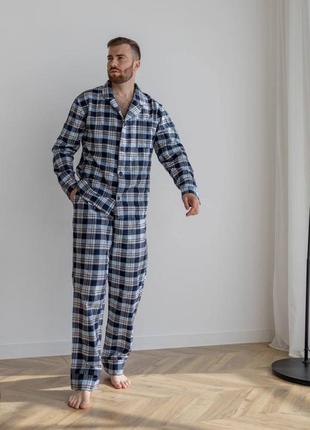 Теплая пижама мужская пижама домашняя одежды2 фото