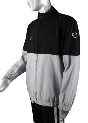 Nike мужская черная - серая спортивная куртка, ветровка (оригинал)2 фото