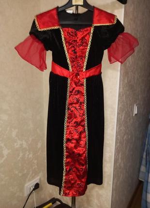 Костюм платье ведьма хэллоуин хеллоуин1 фото