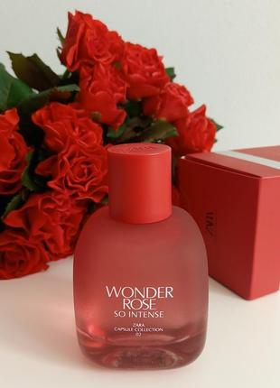 Парфуми zara wonder rose so intense 90 ml eau de parfum парфумована вода2 фото