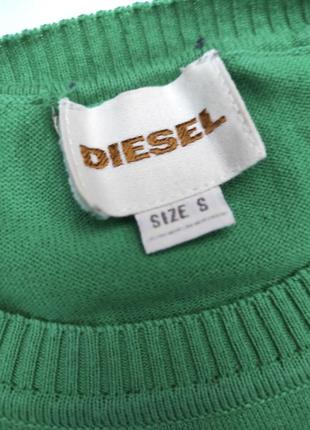 Diesel фирменный джемпер красивого зеленого цвета2 фото