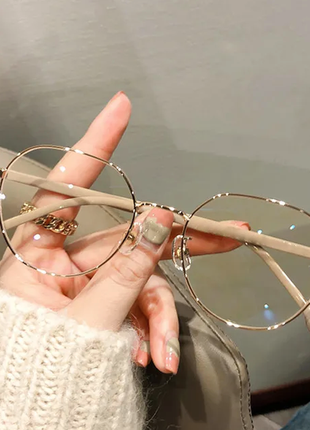 Прозорі іміджеві окуляри антиблікові1 фото