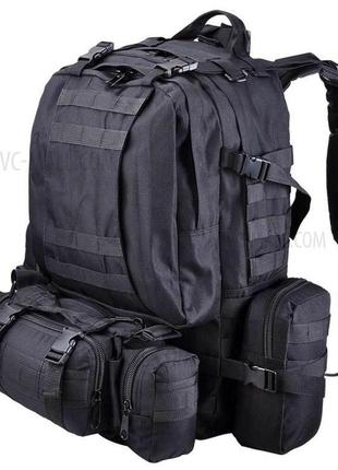 Тактические комбинированный рюкзак с подсумками 55-60l оксфорд ammunation