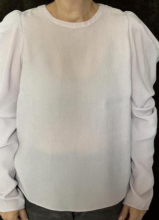 Сиреньков блуза от h&amp;m4 фото