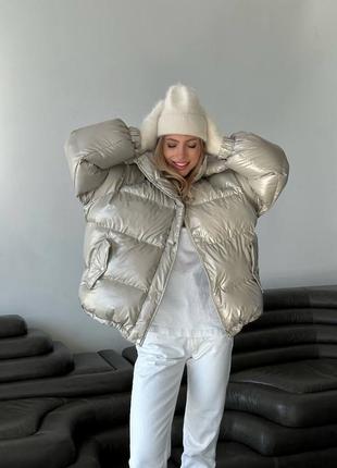 Теплий пуфер на зиму10 фото