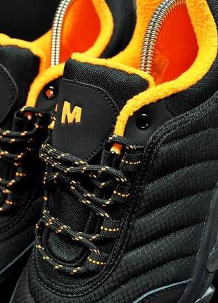 👟чоловічі кросівки merrell vibram black & orange👟7 фото