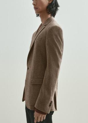 Піджак\блейзер massimo dutti extrafine wool twill blazer2 фото