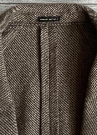 Пиджак\блейзер massimo dutti extrafine wool twill blazer6 фото