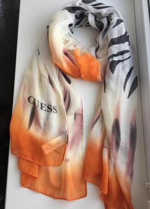 Красивый платок шарф guess оригинал