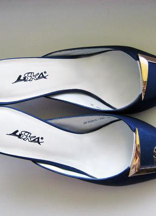 Шикарные модельные туфли liska , натур.кожа, 36 разм.1 фото