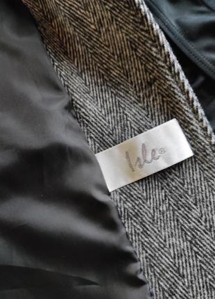 Классический серый пиджак жакет блейзер елка4 фото