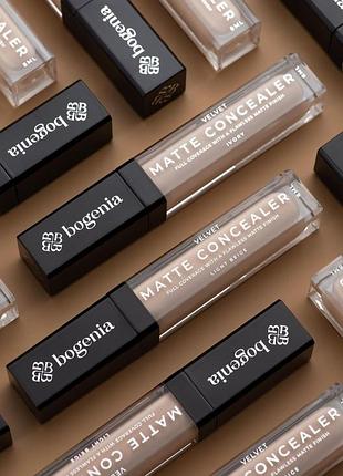 Консилер 02 т для обличчя velvet matt
concealer вiд bogenia